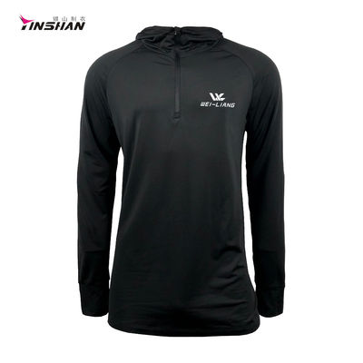 Sportswear Type Half Zipper T-Shirt for Quick Dry Base Layer Events in S/M/L/XL Sizes
