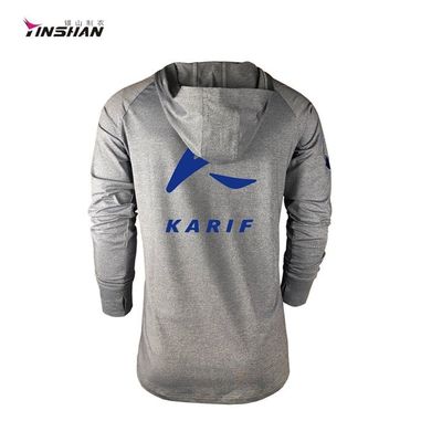 Quick Dry Gym Running Jogging Activewear Lightweight Hoodie for Men Custom Print S/M/L/XL