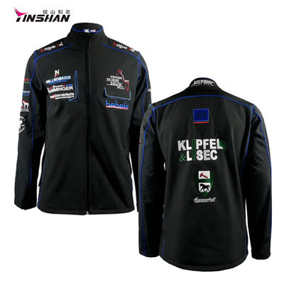 Poly/Cotton Softshell Motor Racing Motocross Jersey with Customized Graphics Design