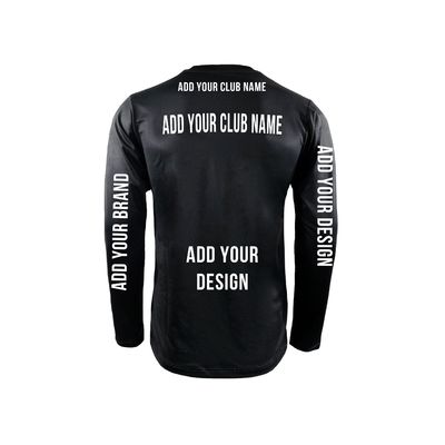 Custom Sportswear Breathable Quick-Drying Bicycle Jersey Long Sleeve T-Shirts for OEM
