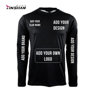 Custom Sportswear Breathable Quick-Drying Bicycle Jersey Long Sleeve T-Shirts for OEM