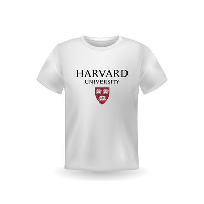 OEM University T-Shirt Promotion Shirt Custom Design with University Logo and Custom Colors