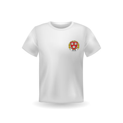 OEM University T-Shirt Promotion Shirt Custom Design with University Logo and Custom Colors