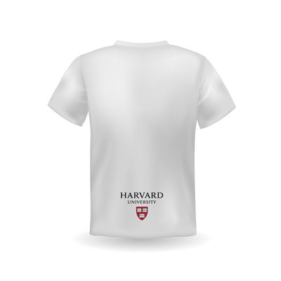 OEM University T-Shirt Promotion Shirt Custom Design with University Logo and Custom Colors