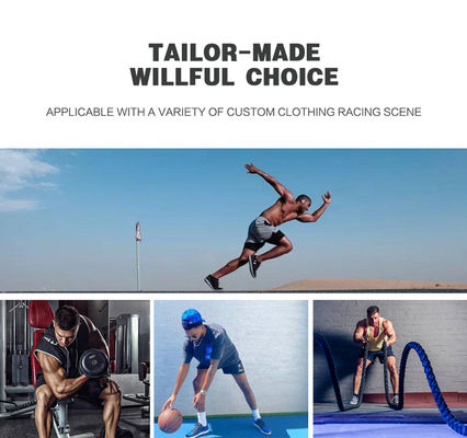 Sports Jacket for Men Custom Personalized Printing Wicking Breathable Racing Clothing