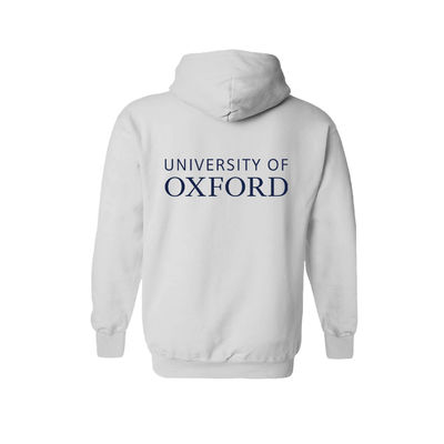 Custom Logo Printing on White University Hoodie for Sports Area Team Spirit Uniforms