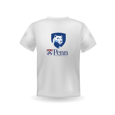 University T-Shirt with Custom Logo Design Needle Detection Yes Label Custom Lables