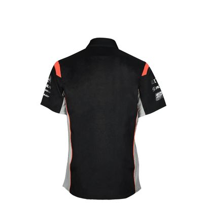 Customized Logo Printing Big and Tall Men's Short Sleeve Racing Motorcycles Shirt