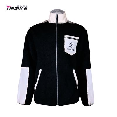 NO Hooded Custom Logo Nylon Elastane Women's Sport Jacket for Polyester/Nylon Fabric