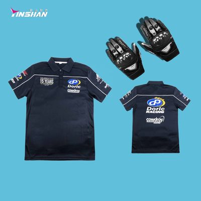 Custom Logo 100% Polyester F1 Car Racing Motorcycles Polo Shirts for Sports Wear