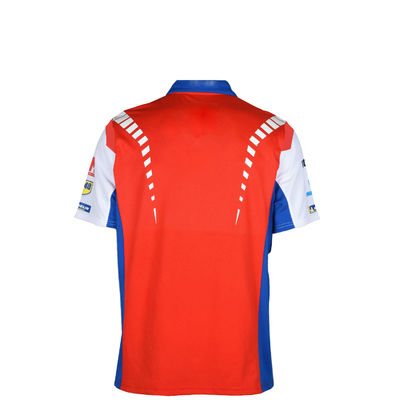 Breathable Cotton and Spandex Mesh Sports Men Polo Shirt with Customized Design