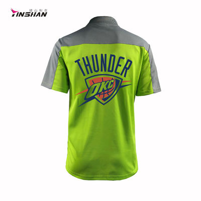 Customized Breathable Cotton Polyester Cricket Polo Shirt with Personalised Design