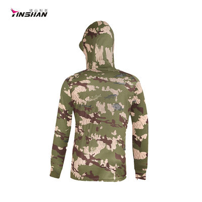 Autumn Season Custom Outdoor Camo Casual Men's Fishing Suit 100% Cotton Sportswear
