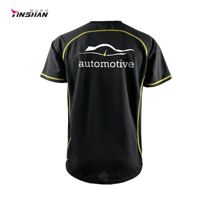 Customized F1 Car Racing Clothes Grey Men's Short Sleeve T-shirt for Sports Wear