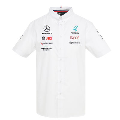 Customized Printing S-XL F1 Racing Shirt with Embroidered Logo and Breathable Fabric