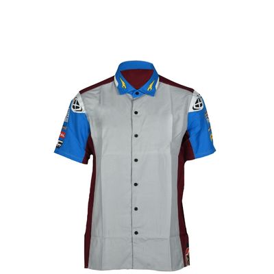 Custom T Shirt for Men Comfortable Sports Polo Shirt for Riding Cotton Racing Pit Crew