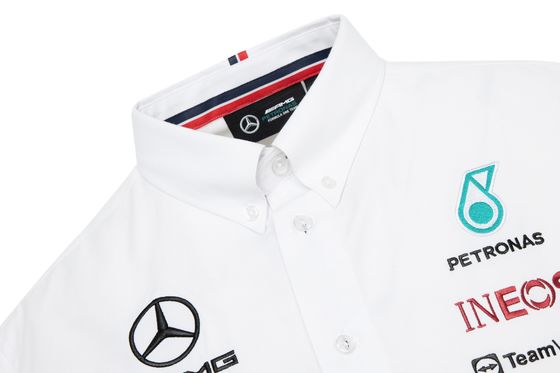 Customized Printing S-XL F1 Racing Shirt with Embroidered Logo and Breathable Fabric