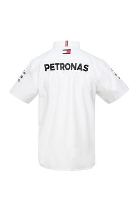 Customized Printing S-XL F1 Racing Shirt with Embroidered Logo and Breathable Fabric