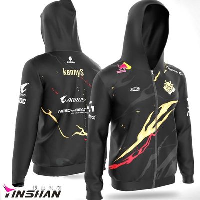 Custom Racing Teamwork Hoodie Windproof Zip Up Pullover with Cotton Polyester Design