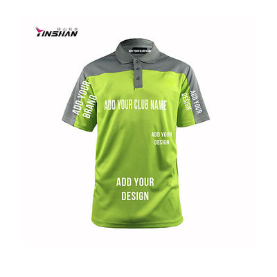 Top Fully Customise Club Cricket Jersey for Men's Pit Crew Shirt Custom Polo Shirt