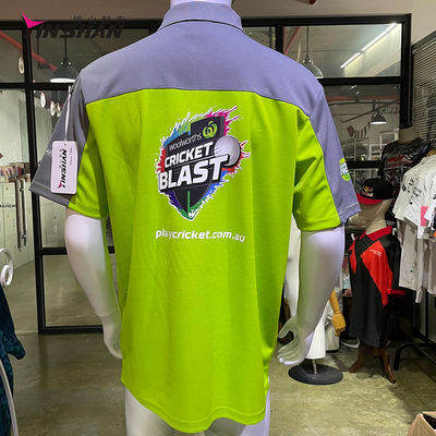 Top Fully Customise Club Cricket Jersey for Men's Pit Crew Shirt Custom Polo Shirt