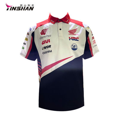 Racing Suit for Adults Customized Color Polo Shirt for Soccer Cycling Cricket and F1