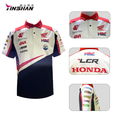 Racing Suit for Adults Customized Color Polo Shirt for Soccer Cycling Cricket and F1