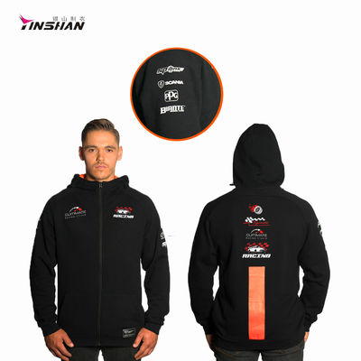 Support 7 Days Sample Order Lead Time Custom Printing and Embroidery Motorcycle Racing Team Hoodie