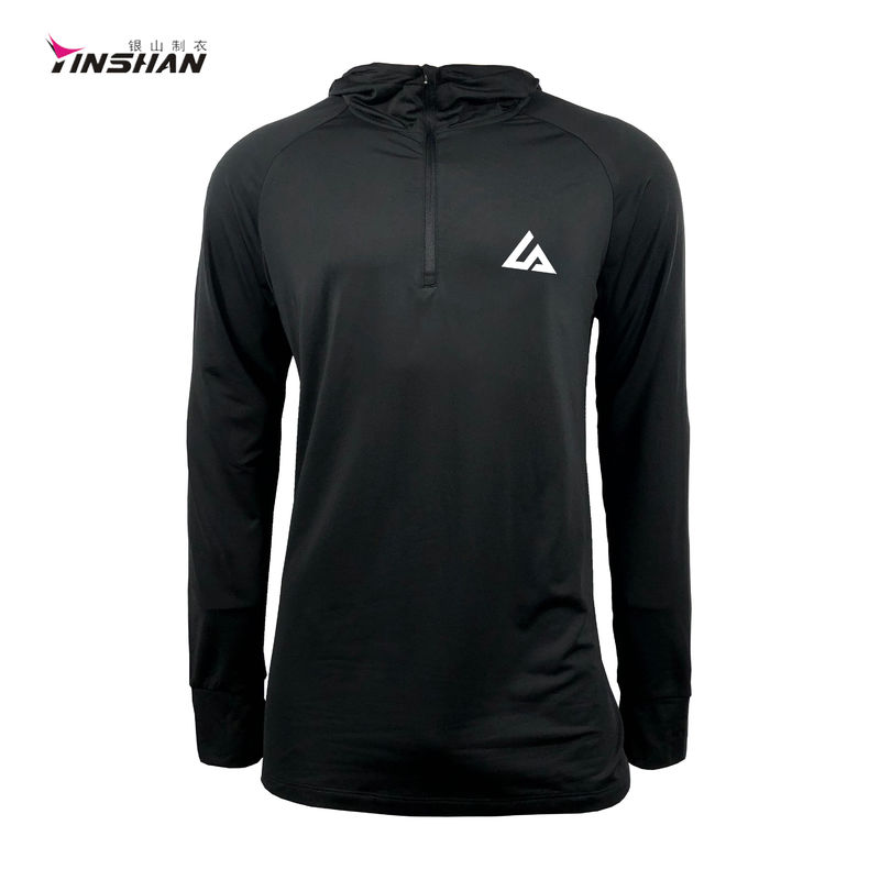 Sportswear Type Half Zipper T-Shirt for Quick Dry Base Layer Events in S/M/L/XL Sizes