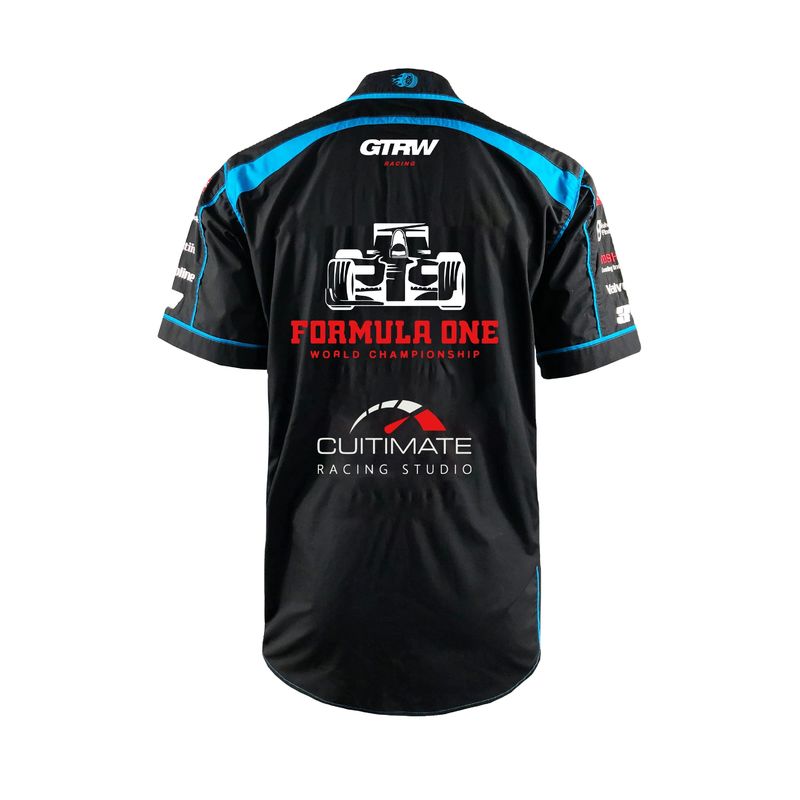 Customized Printing Methods QUICK DRY Racing Motorcycles Short Sleeve Shirt for Sports