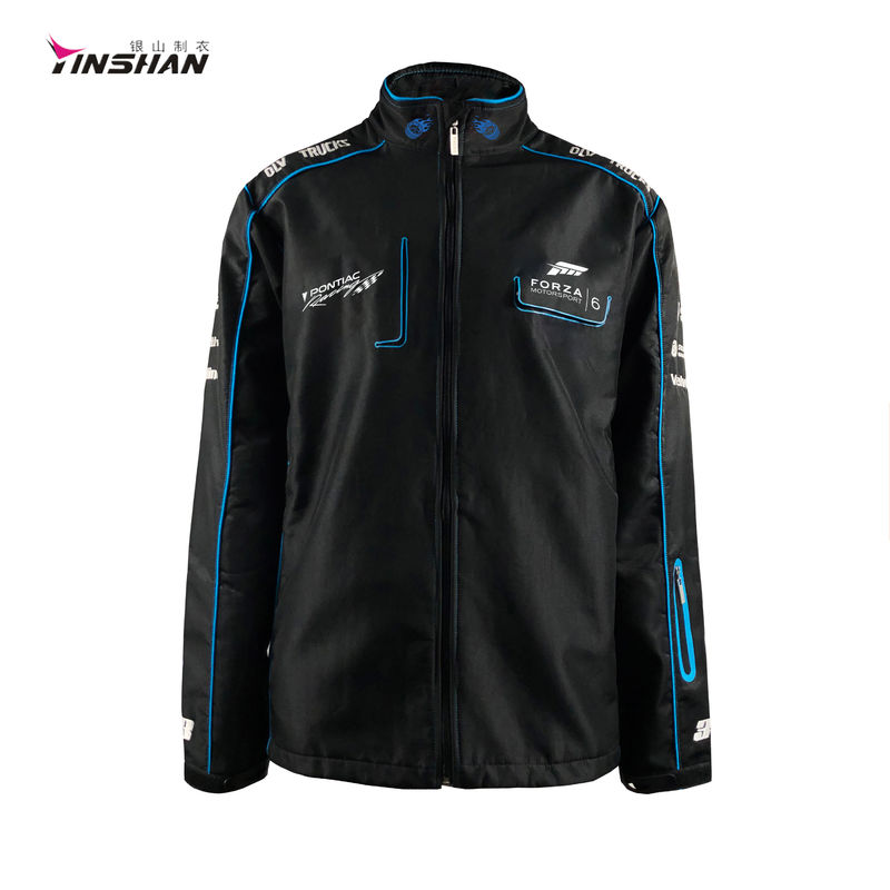 1. Custom Team Name Jackets Design for Men's Polyester Spandex Softshell Sports Club