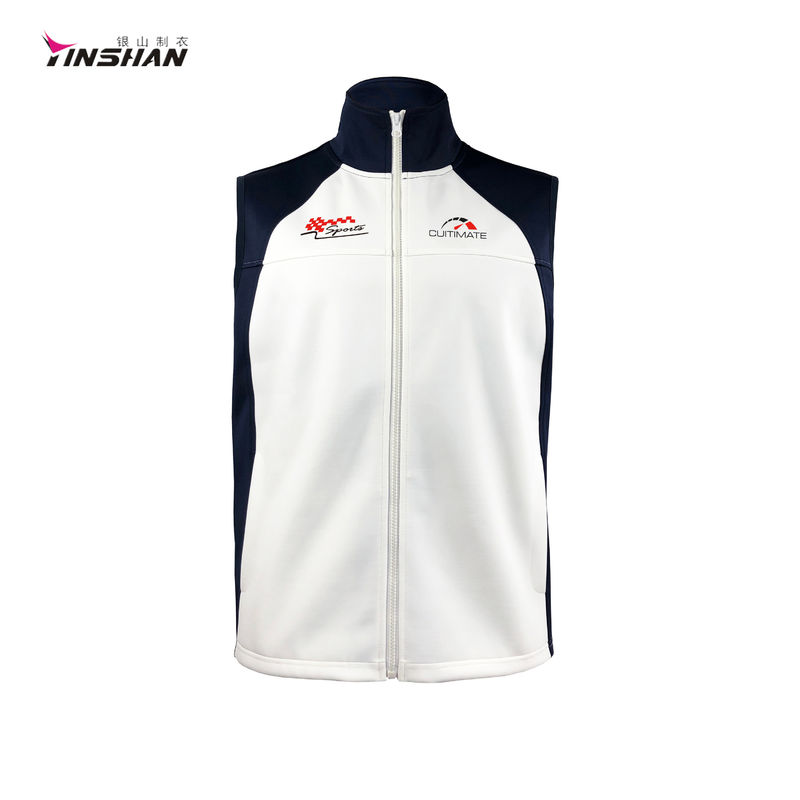 Unisex S/M/L/XL Custom Team Cotton Spandex Softshell Sleeveless Baseball Vest Designs