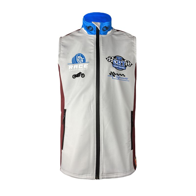Custom Team Uniform Training Man Coats Workout Mens Gym Sports Waterproof Vest with Zipper