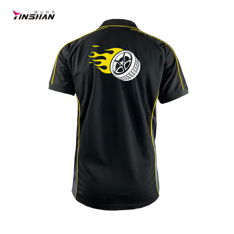 Fashion Custom Pattern Racing Polo Shirt for Motorcycle Auto Racing Sportswear Type