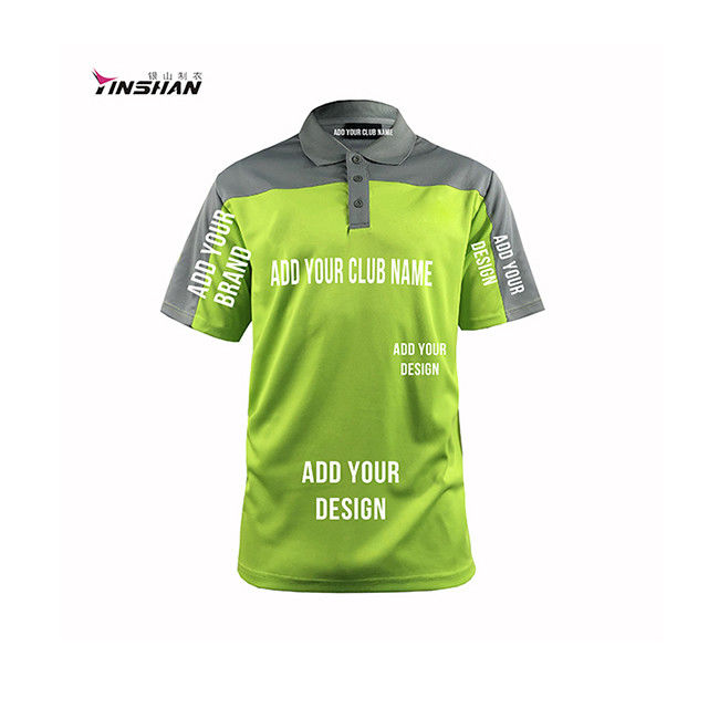 Top Fully Customise Club Cricket Jersey for Men's Pit Crew Shirt Custom Polo Shirt