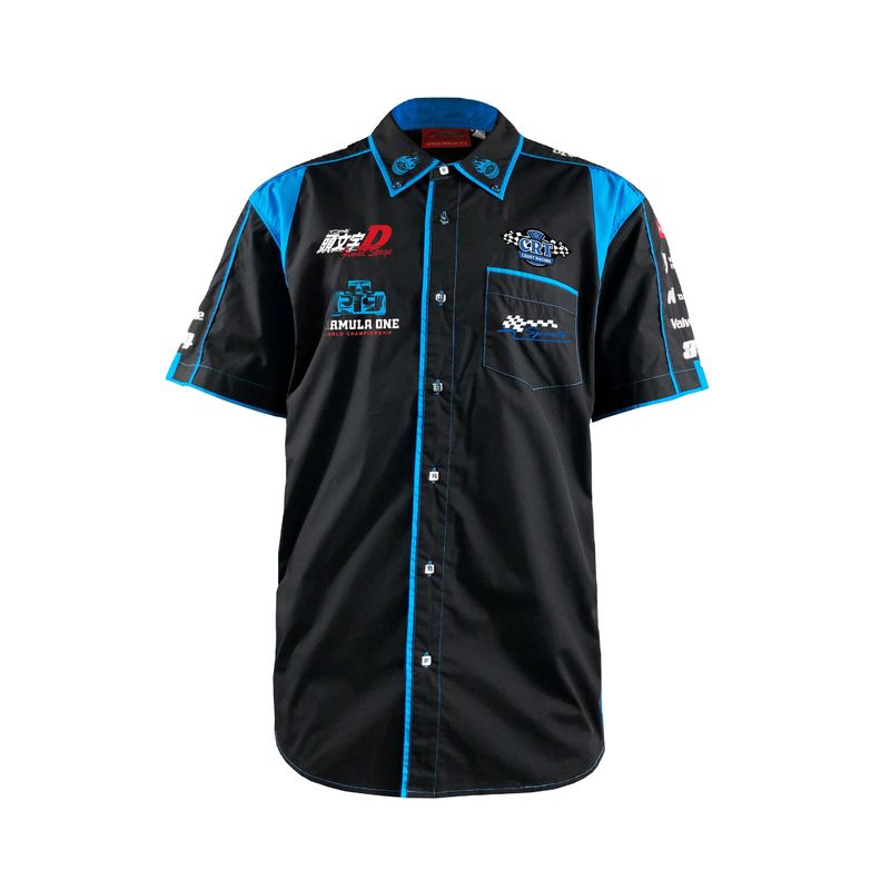 Customize Logo Acceptable Polyester Elastane Sports Shirts for Racing Car Jacket